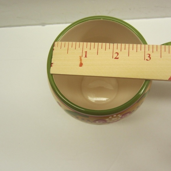 Pier 1 Imports: Hand-Painted Whimsical‎ Juliana Earthenware Coffee Tea Mug Cup - Picture 7 of 9